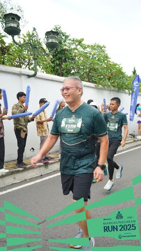 Race photo from Mangkunegaran Run 2025