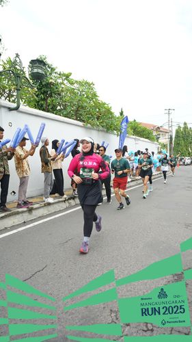 Race photo from Mangkunegaran Run 2025