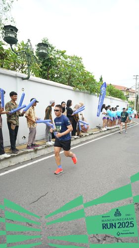 Race photo from Mangkunegaran Run 2025