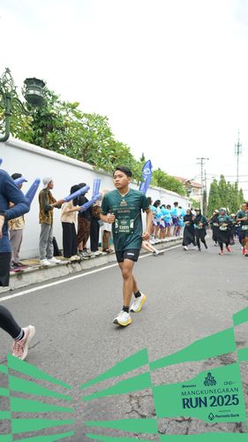 Race photo from Mangkunegaran Run 2025