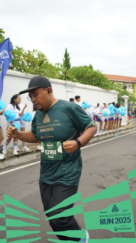 Race photo from Mangkunegaran Run 2025