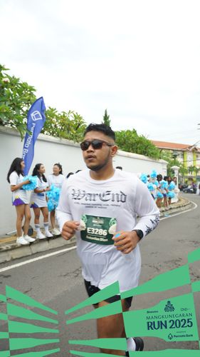 Race photo from Mangkunegaran Run 2025