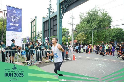 Race photo from Mangkunegaran Run 2025