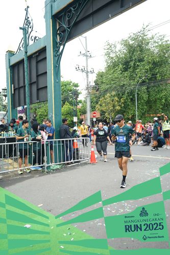 Race photo from Mangkunegaran Run 2025