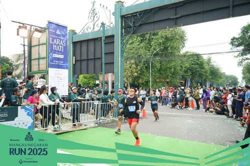 Race photo from Mangkunegaran Run 2025