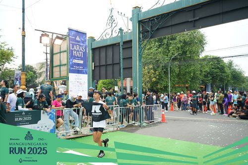 Race photo from Mangkunegaran Run 2025