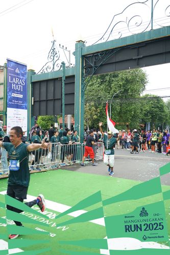 Race photo from Mangkunegaran Run 2025