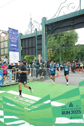 Race photo from Mangkunegaran Run 2025