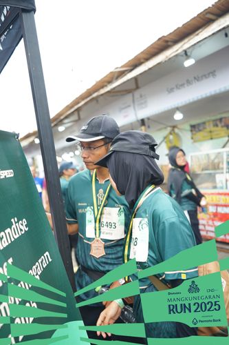 Race photo from Mangkunegaran Run 2025
