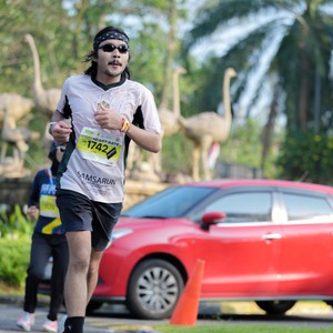 Race photo from BOGORUN 2026