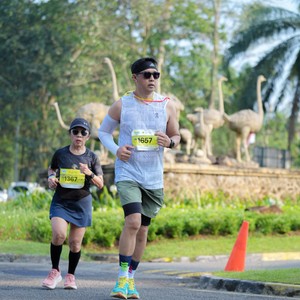 Race photo from BOGORUN 2026