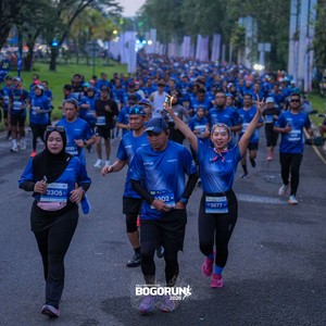 Race photo from BOGORUN 2026