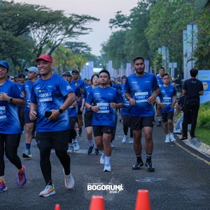 Race photo from BOGORUN 2026
