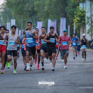 Race photo from BOGORUN 2026