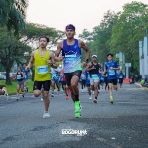 Race photo from BOGORUN 2026