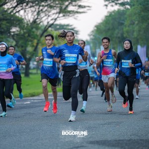 Race photo from BOGORUN 2026