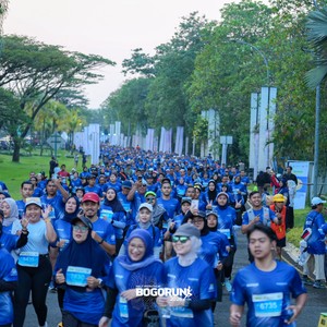 Race photo from BOGORUN 2026
