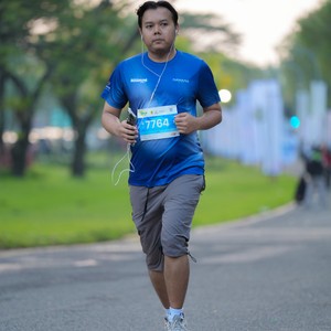 Race photo from BOGORUN 2026