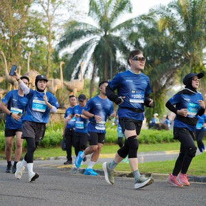 Race photo from BOGORUN 2026
