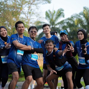 Race photo from BOGORUN 2026