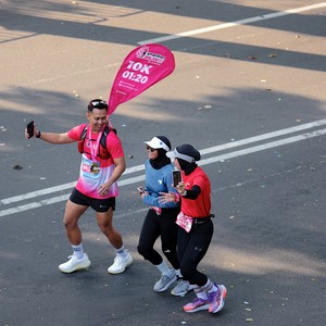 Race photo from SMARTFREN RUN 2026