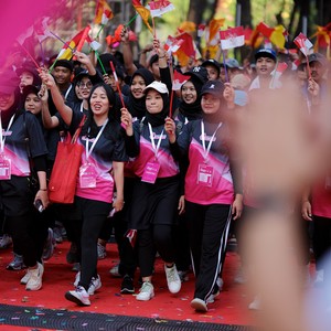 Race photo from SMARTFREN RUN 2026
