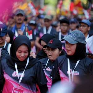 Race photo from SMARTFREN RUN 2026
