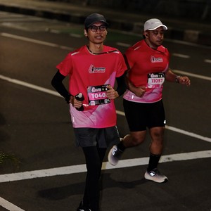 Race photo from SMARTFREN RUN 2026
