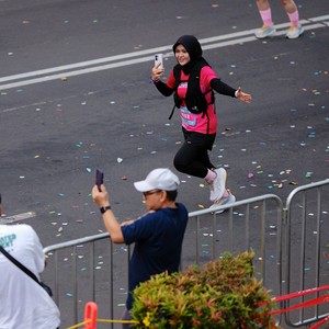 Race photo from SMARTFREN RUN 2026