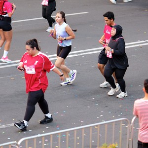 Race photo from SMARTFREN RUN 2026