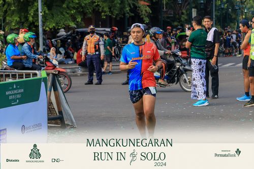 Race photo from Mangkunegaran Run 2024