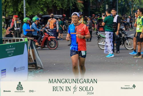 Race photo from Mangkunegaran Run 2024
