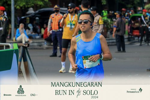 Race photo from Mangkunegaran Run 2024