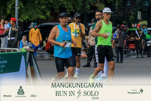 Race photo from Mangkunegaran Run 2024