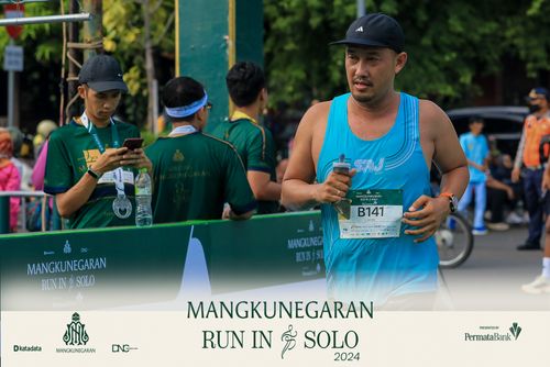 Race photo from Mangkunegaran Run 2024