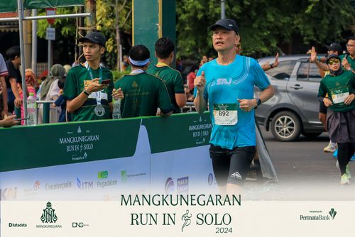 Race photo from Mangkunegaran Run 2024
