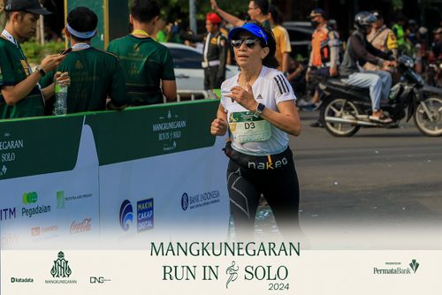 Race photo from Mangkunegaran Run 2024