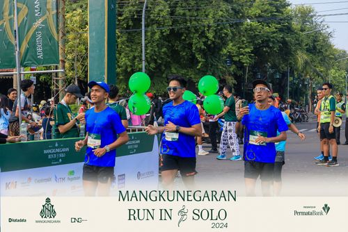 Race photo from Mangkunegaran Run 2024