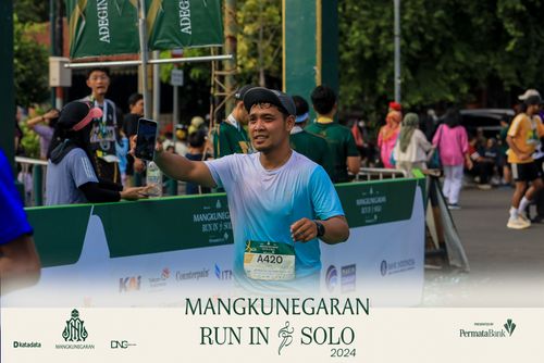 Race photo from Mangkunegaran Run 2024