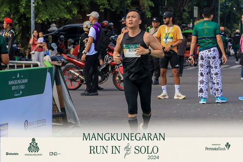 Race photo from Mangkunegaran Run 2024