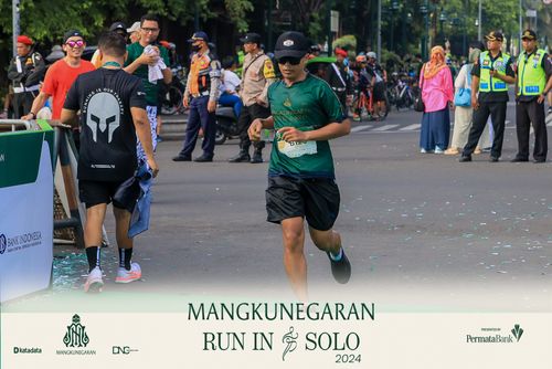 Race photo from Mangkunegaran Run 2024