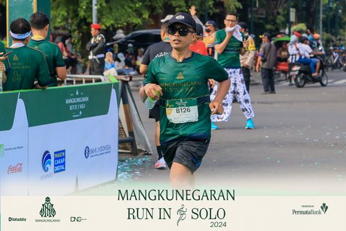 Race photo from Mangkunegaran Run 2024