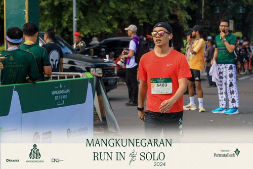 Race photo from Mangkunegaran Run 2024