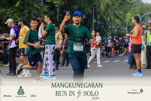 Race photo from Mangkunegaran Run 2024