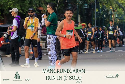 Race photo from Mangkunegaran Run 2024