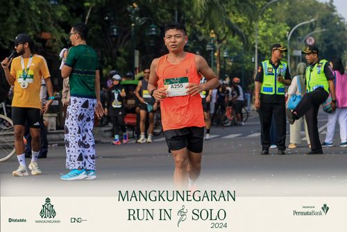 Race photo from Mangkunegaran Run 2024