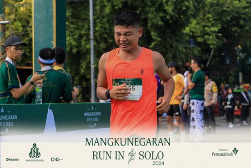 Race photo from Mangkunegaran Run 2024