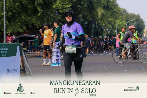 Race photo from Mangkunegaran Run 2024