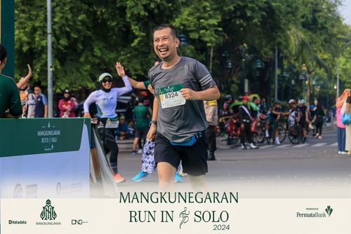 Race photo from Mangkunegaran Run 2024