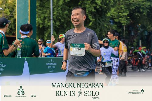 Race photo from Mangkunegaran Run 2024